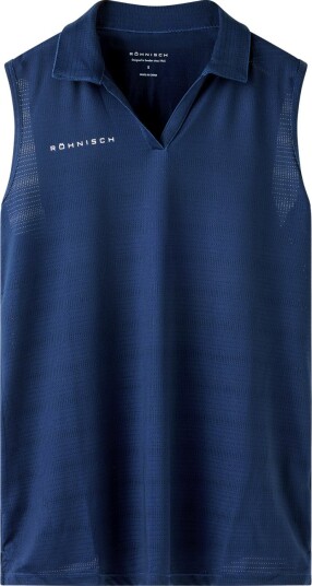 Röhnisch Air Weave Sleeveless Blå Golf pologenser dame Navy Large