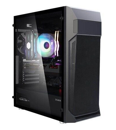 Zalman Obudowa PC Z1 Plus ATX Mid Tower wentylator x3 ODD - Kabinett - Tower - Svart