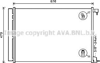 Kondensator klimaanlegg PRASCO MS5678D Kondensator klimaanlegg PRASCO MS5678D