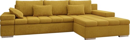 Naoma Sovesofa med Divan 4 sits Gul