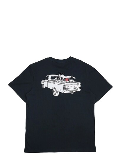 Deus Ex Machina Carby Pickup Tee Black L Deus Ex Machina Carby Pickup Tee Black L