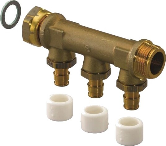 Uponor Quick & Easy 3-avstikk Fordeler 3/4" c/c 35 mm