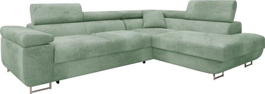 Gabina Sofa med Sjeselong 3 seter Grønn Gabina Sofa med Sjeselong 3 seter Grønn