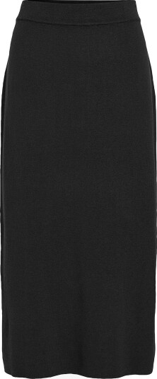 Vila Skjørt Viora Knit Skirt/tes Svart