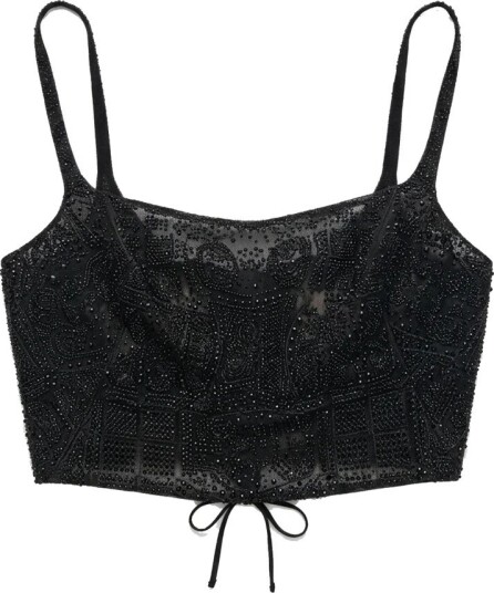 Ermanno Scervino Dame Topper Svart M, Ermanno Scervino Dame Topper Svart M,