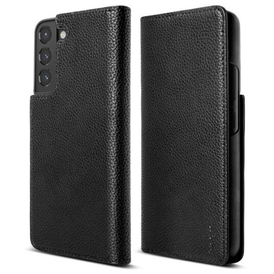 Ringke Folio Signature Flip Lærveske Til Samsung Galaxy S22 + (S22 Plus) Svart (Fss118r262)