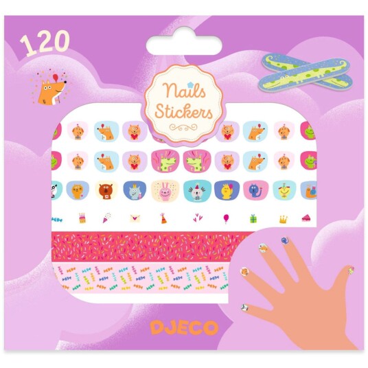 Djeco Nail stickers Happy Birthday!