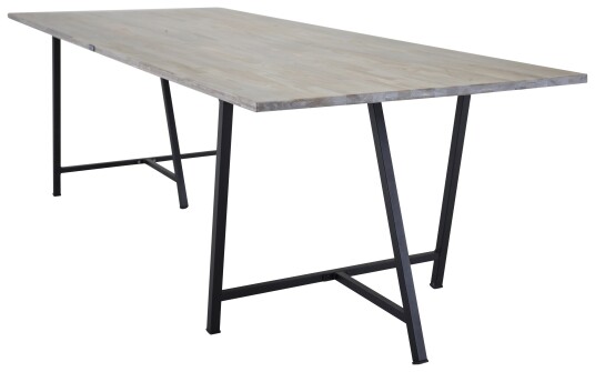 Venture Design Jepara spisebord Grå 250 x 100 cm