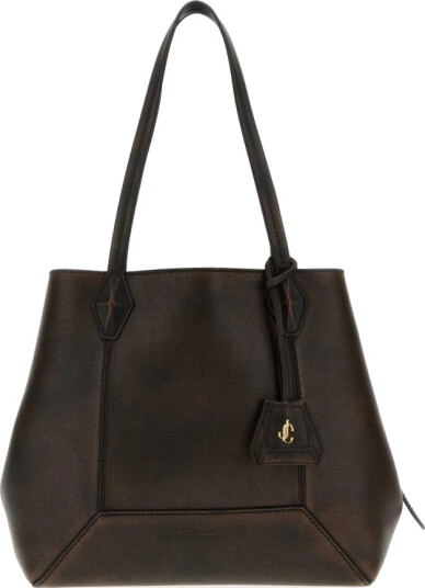 Jimmy Choo Dame Vesker Brun ONE SIZE,