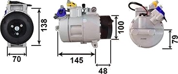AC-kompressor VAN WEZEL 0600K328