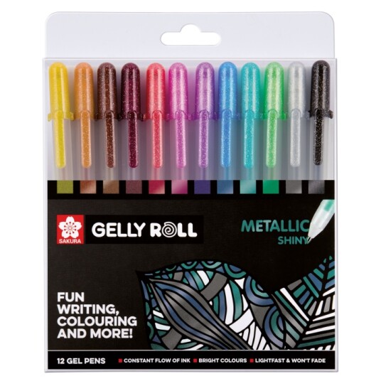 Sakura Gelly Roll Metallic 12-pakke Sakura Gelly Roll Metallic 12-pakke
