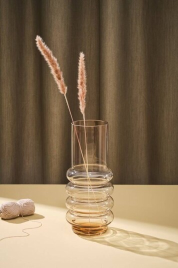 Jotex MIST glassvase - høyde 36 cm Amber 1630392-02-0 1630393-01-0