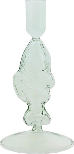 Lene Bjerre Nerina Candlestick 9X9X18 Cm. Green GREEN 9X 18X 9 cm