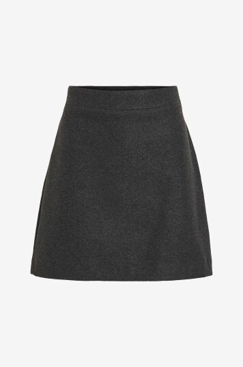 Vila   Skjørt viDacey HW Short Skirt/pb   Grå