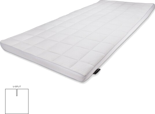 Naturlatex U splittet topmadras 180x200 cm 7 cm høy 100% Talalay naturlatex Nature By Borg Naturlatex U splittet topmadras 180x200 cm 7 cm høy 100% Talalay naturlatex Nature By Borg