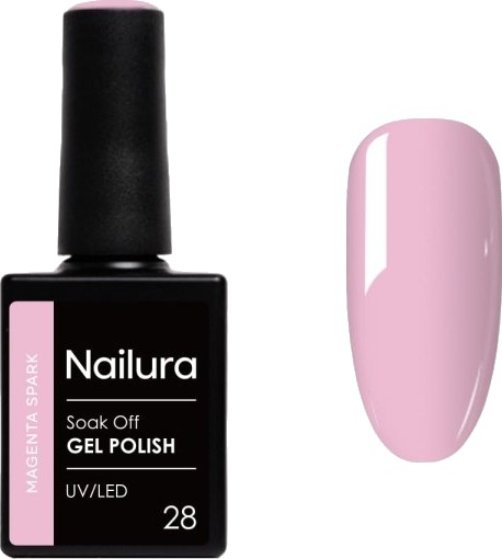 Nailura Gelpolish 28 – Magenta Spark – 10 ml Nailura Gelpolish 28 – Magenta Spark – 10 ml