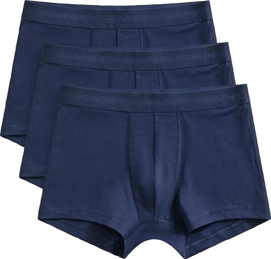 Gant Trunk 3 Pack Tonal Waistband Blå