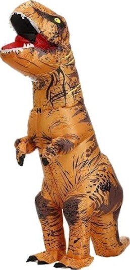 Halloween Oppblåsbart T-Rex Kostyme til Barn