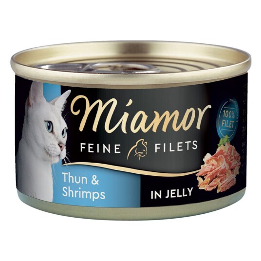 Miamor Fine Filéter 6 X 100 G Lys Tunfisk & Reker I Gelé