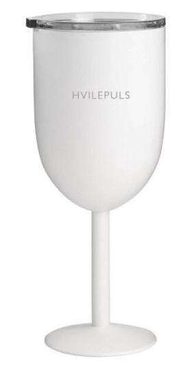 Pictureit  Termo vinglass hvilepuls 40 cl hvit