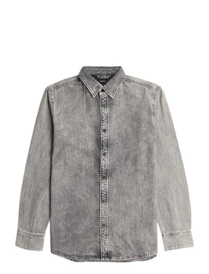 G-Star Clean Slim Shirt L\S - Grey - XXL G-Star Clean Slim Shirt L\S - Grey - XXL