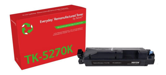 Everyday - Svart - Kompatibel - Boks - Gjenfabrikert - Tonerpatron Alternativ For: Kyocera Tk-5270K - Green World Alliance Returprogram Everyday - Svart - Kompatibel - Boks - Gjenfabrikert - Tonerpatron Alternativ For: Kyocera Tk-5270K - Green World Alliance Returprogram