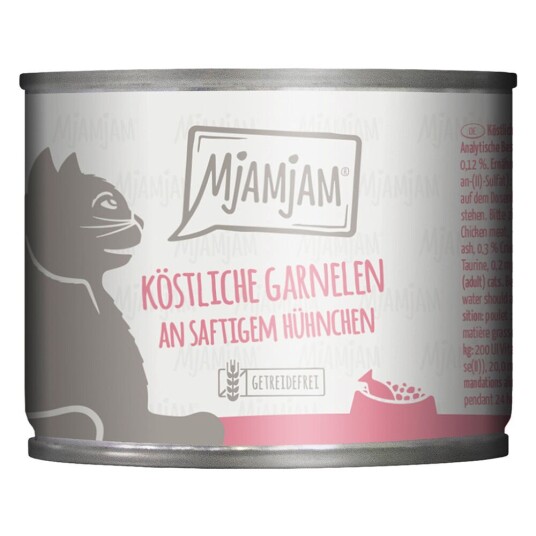 Mjamjam 6 X 200 G Deilige Reker Med Saftig Kylling Mjamjam 6 X 200 G Deilige Reker Med Saftig Kylling