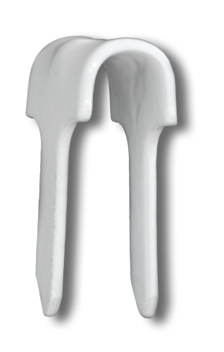 Letti Klammer, to-stift, 6-2B/12 PH 6,2mm - 200 stk Letti Klammer, to-stift, 6-2B/12 PH 6,2mm - 200 stk