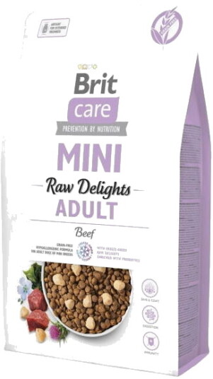 Brit Care Mini Raw Delights Beef 2 kg