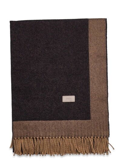 GANT Monogram Throw Blue GANT EVENING BLUE 130X180