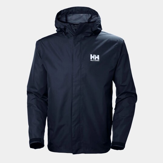 Helly Hansen Herre Seven J Utendørs Regnjakke Marineblå 3XL Helly Hansen Herre Seven J Utendørs Regnjakke Marineblå 3XL