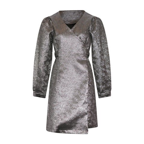 Noella Pace Belt Dress Silver Metal S