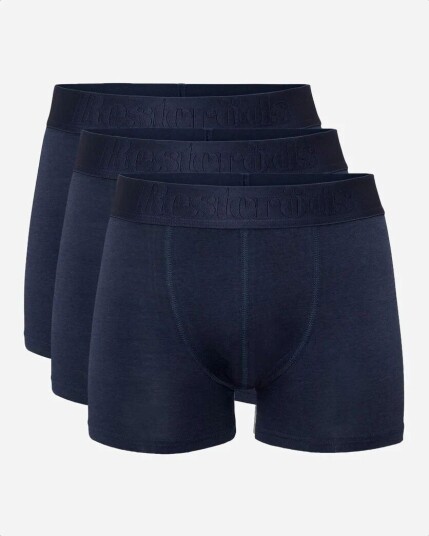 Resteröds Bambu 3-Pack Gunnar - Navy/Navy/Navy Resteröds Bambu 3-Pack Gunnar - Navy/Navy/Navy