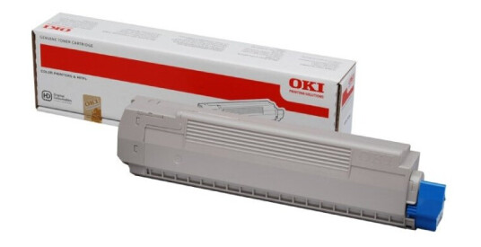 OKI MC861 BK Toner - 44059256 Original - Svart 9500 sider OKI MC861 BK Toner - 44059256 Original - Svart 9500 sider