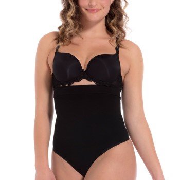 Magic Truser High Waist Comfort Thong Svart Large Dame Magic Truser High Waist Comfort Thong Svart Large Dame