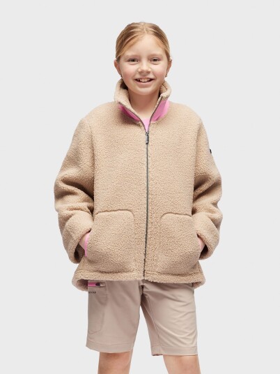 Twentyfour Popsi Pile Jakke Junior Beige 152