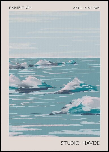 Pictufy Studio Ii Studio Havde Seascape Plakat / 21x30cm