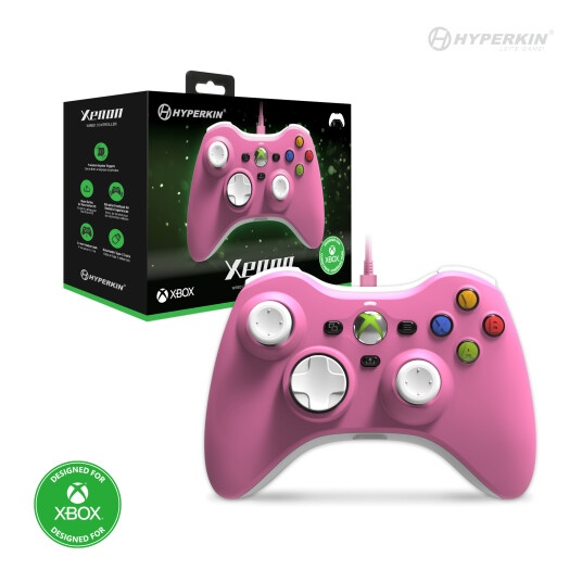 Hyperkin Cirka Xenon Xbox USB-C kablet kontroller (rosa) Hyperkin Cirka Xenon Xbox USB-C kablet kontroller (rosa)