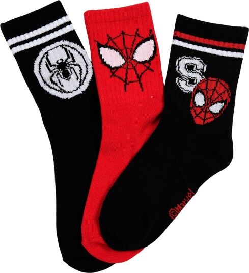 Marvel Socks   Black   23/26