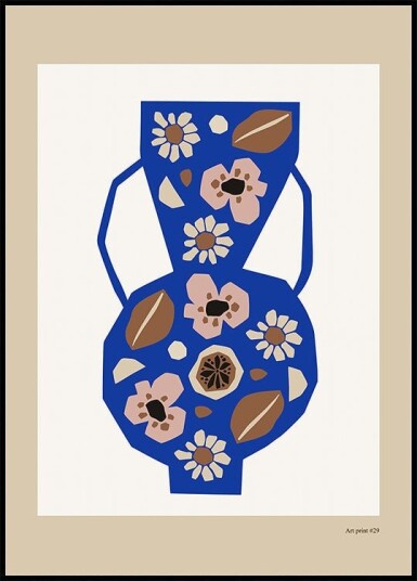 Floral Vase Harmony Plakat / 100x150cm