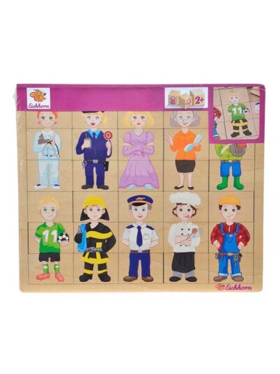 Eichhorn Wooden Puzzle Professions 30st. Eichhorn Wooden Puzzle Professions 30st.
