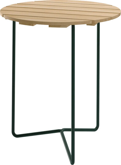 Grythyttan Stålmöbler Bord 6B 60 cm Oljet furu / Grønn