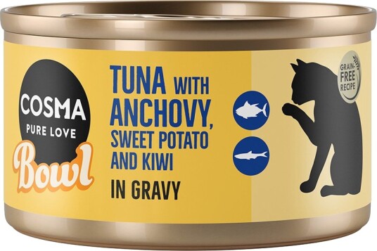 Cosma Våtfôr Bowl Tunfisk Med Ansjos 6 X 80 G