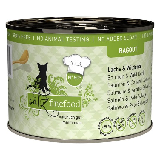 Catz Finefood Ragout 6 X 190 G No.605 Laks Og Villand