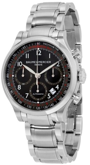 Baume & Mercier Herreklokke M0A10062 CAPELAND Sort/Stål Ø42 mm