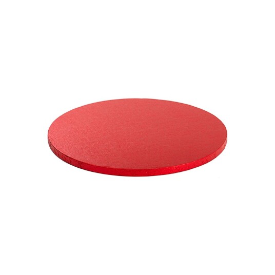 Kake Drum Rund Rød 25cm Kake Drum Rund Rød 25cm