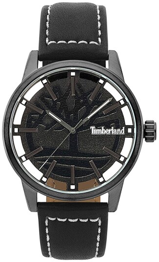 Timberland Herreklokke 15362JSU/02 Sort/Lær Ø41 mm