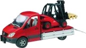 Bruder Professional Series Linde Fork Lift H30d With 2 Pallets
