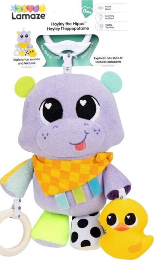 Lamaze Lamaze Hayley The Hippo Clip & Go MULTI One Size