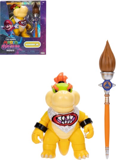 Jakks Bowser Jr. Figur fra Super Mario Galaxy med Pensel 12 cm Jakks Bowser Jr. Figur fra Super Mario Galaxy med Pensel 12 cm